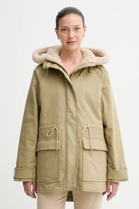 Bunda parka Marc O'Polo zelená farba, prechodná, 5000006529