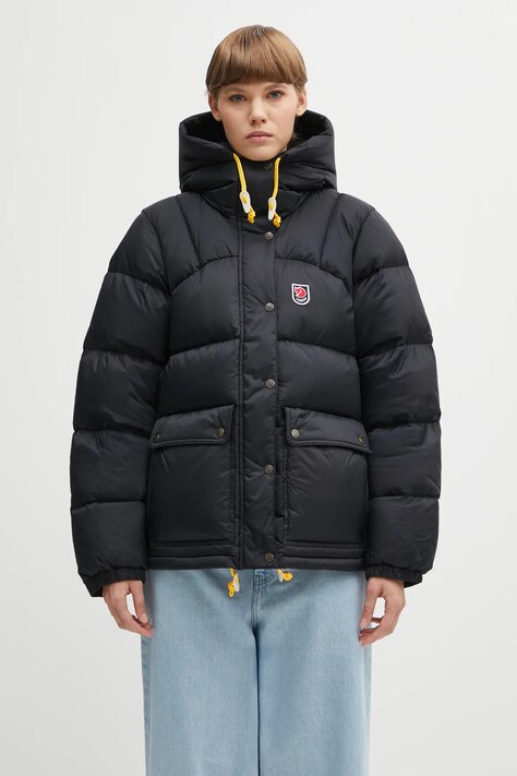 Fjallraven kurtka puchowa Expedition kolor czarny zimowa F89995