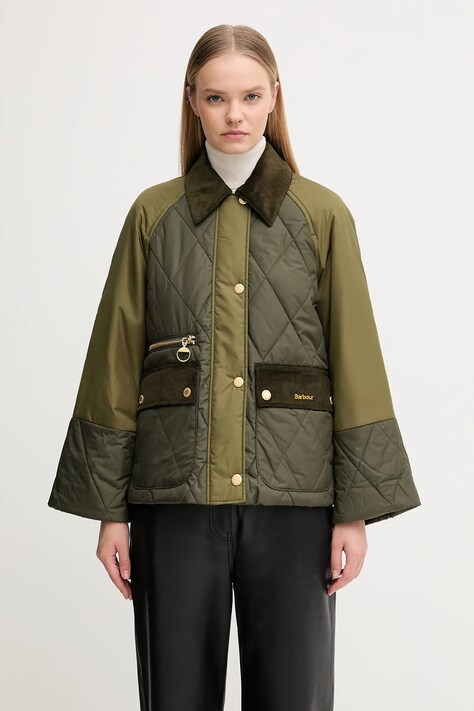 Barbour kurtka Martha Quilted Jacket kolor zielony przejściowa LQU1840OL71