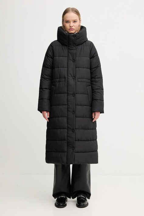 Barbour parka Freya Puffer Jacket kolor czarny zimowa LQU1848BK11