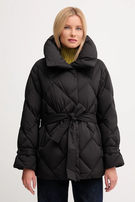 Hetrego geacă de puf QUENBY culoarea negru, de iarnă, 8P696