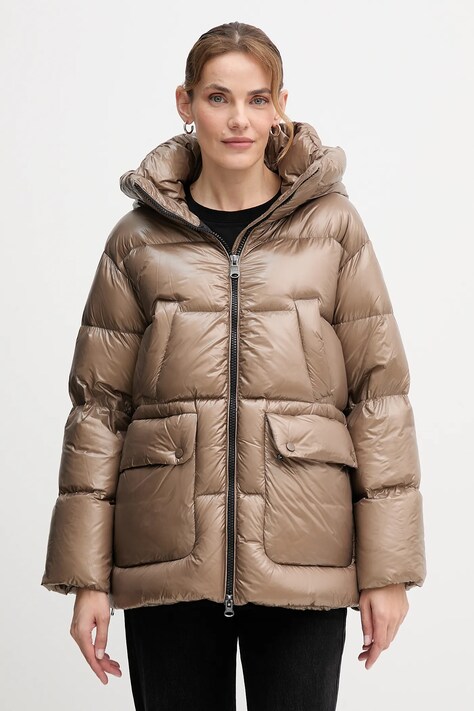 Пуховая куртка Hetrego DAILA цвет зелёный зимняя oversize 8P780