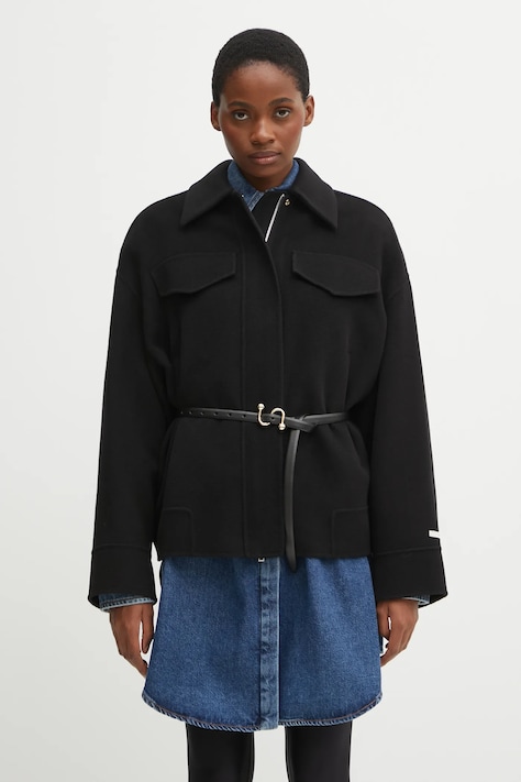 Μπουφάν Sportmax CANTORE χρώμα: μαύρο, 2522086031600