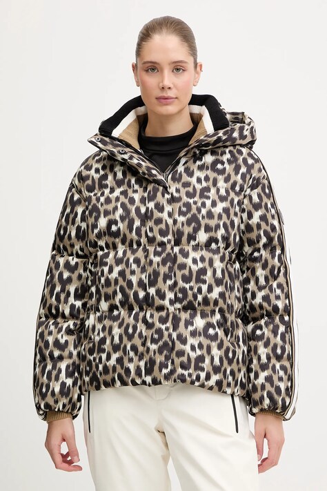 Fusalp kurtka narciarska puchowa Ada Leopard kolor brązowy I1029