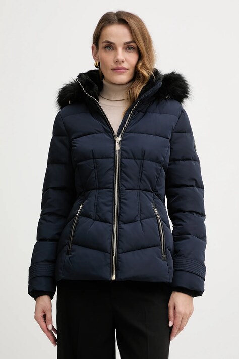 Μπουφάν με επένδυση από πούπουλα Morgan χρώμα: ναυτικό μπλε, GITELA