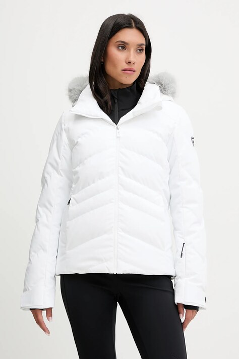 Rossignol kurtka narciarska STACI INSULATED kolor biały RLOWJ02