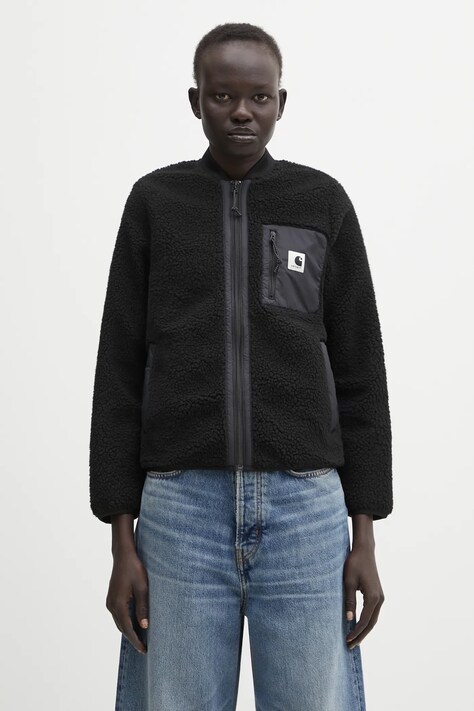 Carhartt WIP kurtka W' Janet Liner damska kolor czarny przejściowa I035697.00EXX