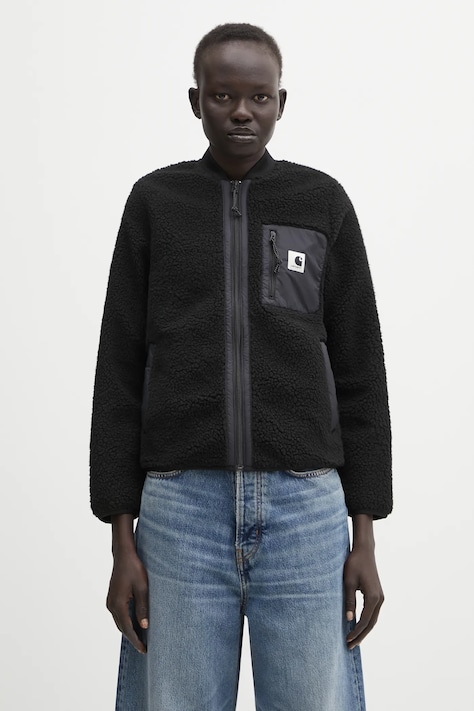 Carhartt WIP kurtka W' Janet Liner damska kolor czarny przejściowa I035697.00EXX