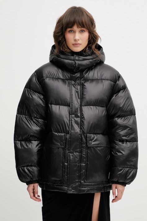 Куртка Carhartt WIP W' Benson Jacket цвет чёрный зимняя I035370.89XX