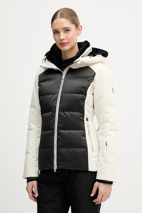 Descente kurtka narciarska puchowa MARY kolor beżowy DW5FDJ02LU