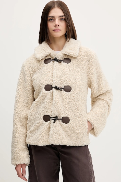 Μπουφάν Hollister Co. χρώμα: μπεζ, KI344-5064-100