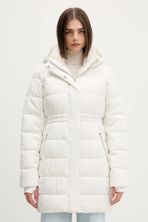 Hollister Co. kurtka kolor beżowy zimowa KI344-5068-100