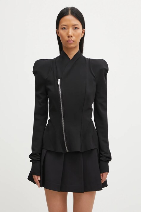Rick Owens Lilies kurtka Princess kolor czarny przejściowa LI02E3703.JCVS