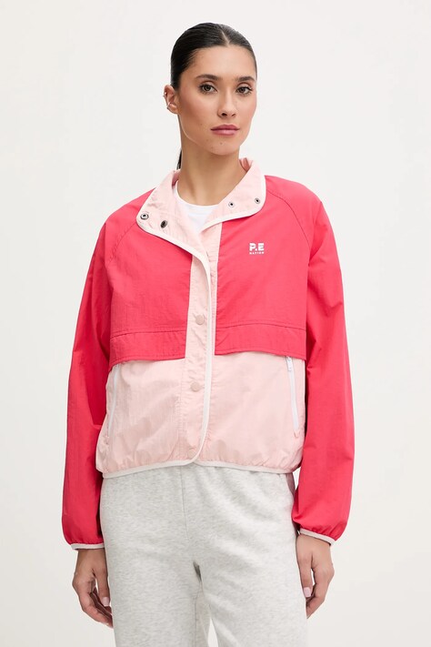 P.E Nation kurtka Technique Spray kolor różowy przejściowa 254J003