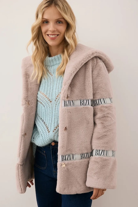 Bizuu kurtka MILANO kolor beżowy przejściowa MILANO BEŻOWY