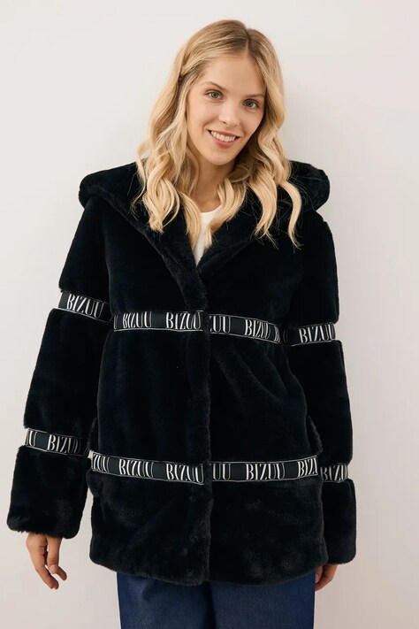 Bizuu kurtka MILANO kolor czarny przejściowa MILANO CZARNY