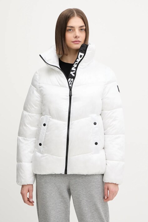 Dkny kurtka OTW - PUFFERS kolor biały zimowa DP5J9623