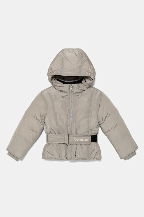 Детская куртка Calvin Klein Jeans цвет серый IG0IG02976