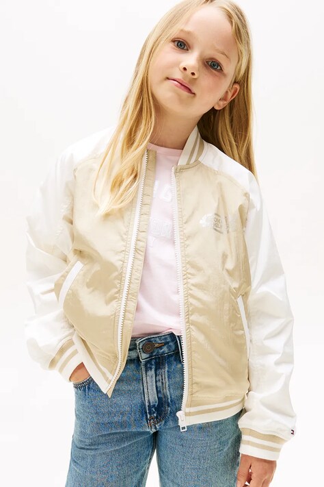 Куртка Tommy Hilfiger колір бежевий KG0KG08754