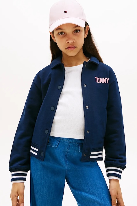 Μπουφάν bomber Tommy Hilfiger χρώμα: ναυτικό μπλε, KG0KG08689