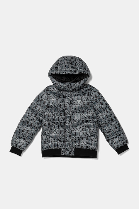 Dětská bunda Guess černá barva, J5YL02 WEGY0