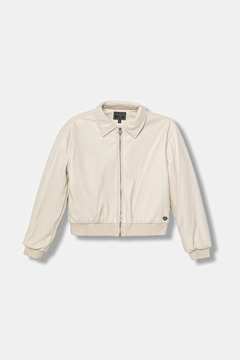 Guess kurtka dziecięca kolor beżowy J5YL10 WFV60