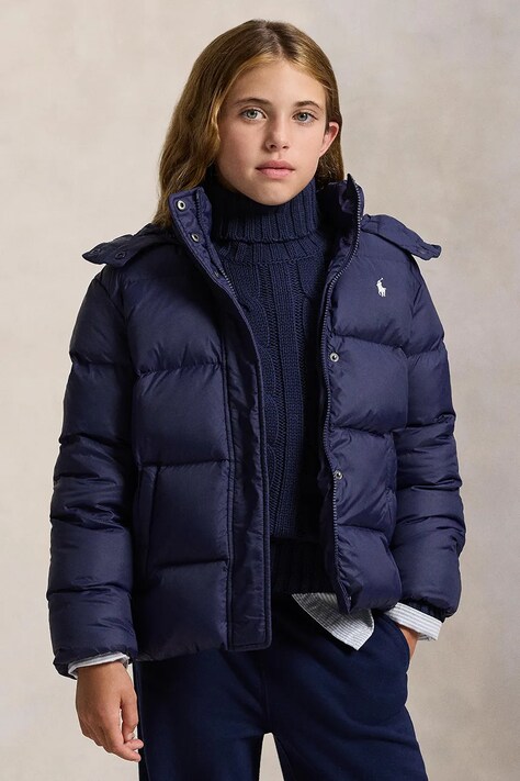 Polo Ralph Lauren geacă copii culoarea bleumarin, 313970102500