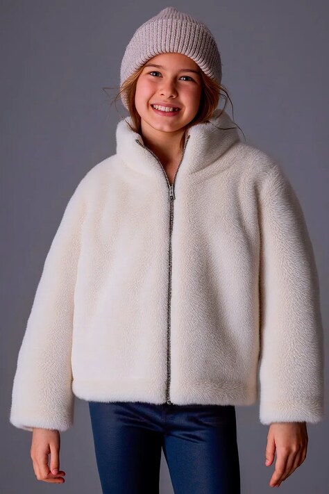 Παιδικό μπουφάν Mayoral χρώμα: μπεζ, 7429