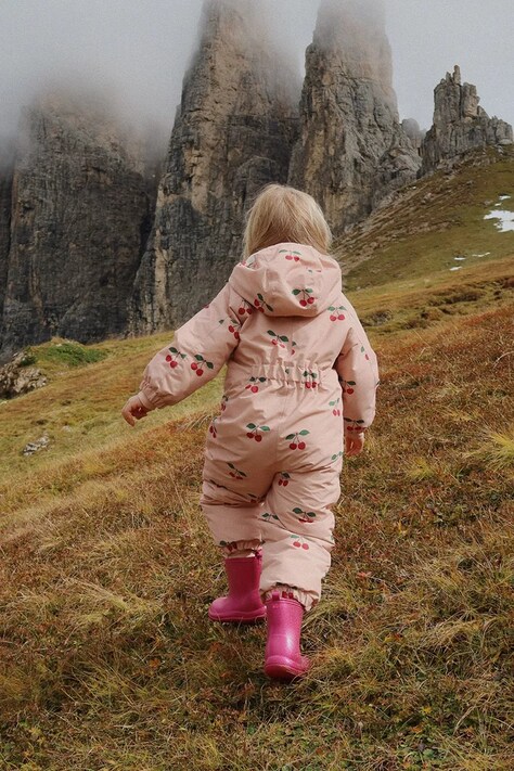 Παιδική ολόσωμη φόρμα Konges Sløjd AWARD SNOWSUIT GRS χρώμα: ροζ, KS103443