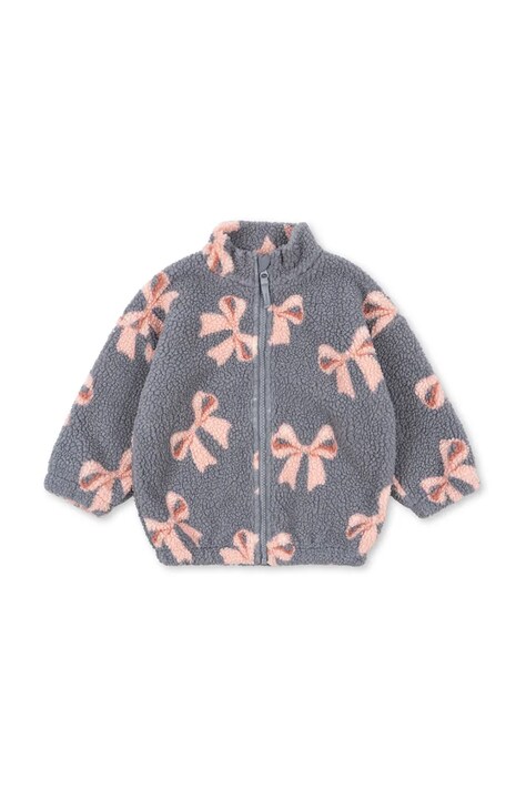 Konges Sløjd kurtka JODY TEDDY JACKET GRS kolor fioletowy KS103584