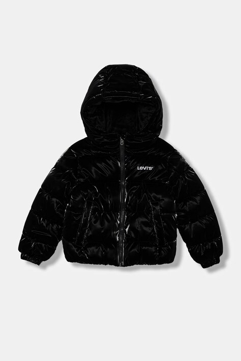 Levi's kurtka SHINY HVWT PUFFER kolor czarny 3EN640