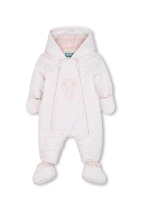 Ολόσωμη φόρμα μωρού Kenzo Kids χρώμα: ροζ, K61255
