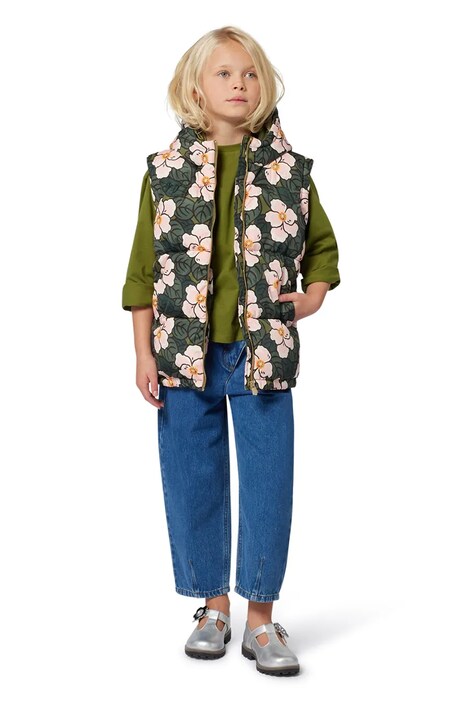 Kenzo Kids kurtka dziecięca kolor zielony K61309