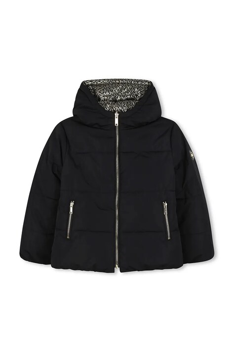 Otroška jakna Michael Kors črna barva, R30456