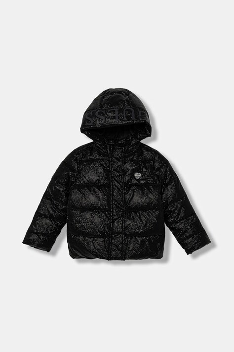 Дитяча куртка Guess колір чорний K5BL04 WGIW0