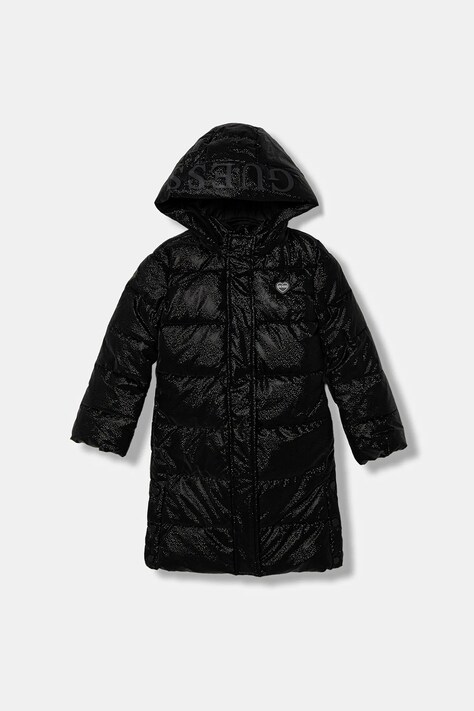 Дитяча куртка Guess колір чорний K5BL05 WGIW0