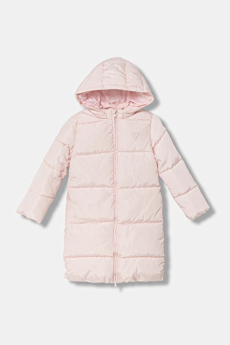 Guess longsleeve bawełniany dziecięcy kolor różowy K5BL07 WB240