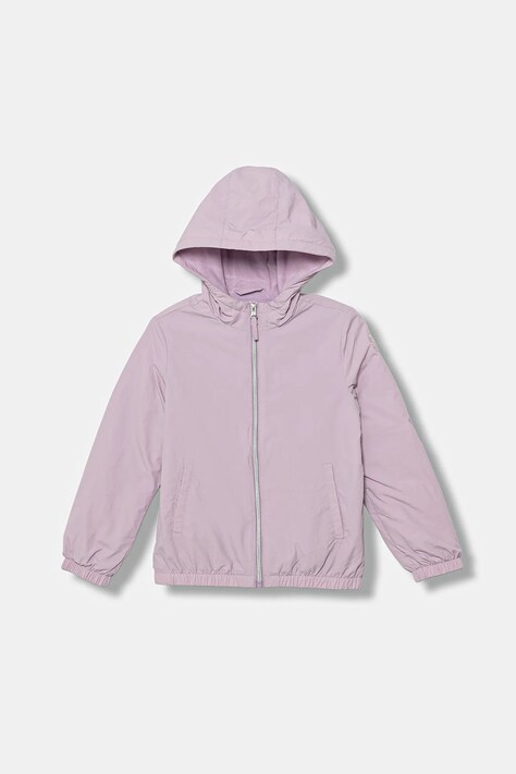United Colors of Benetton geacă copii culoarea violet, 2IGGCN06E