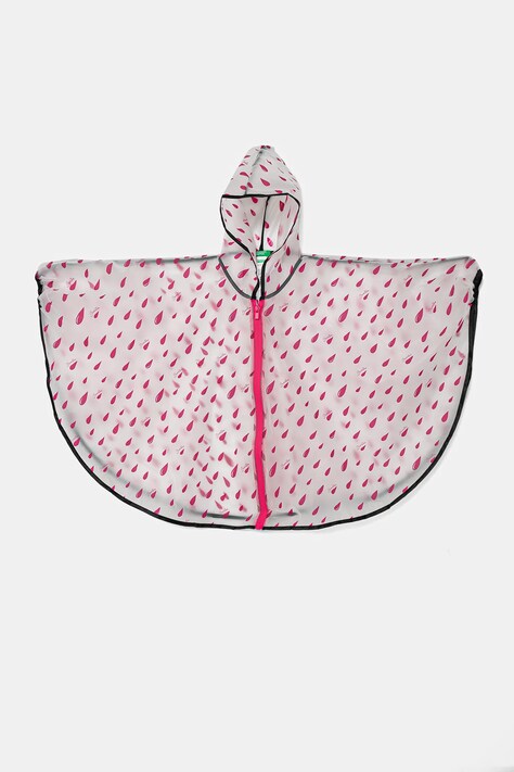 United Colors of Benetton geacă de ploaie copii culoarea roz, 6QWDG800N