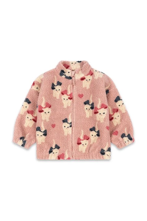 Μπουφάν Konges Sløjd JODY TEDDY JACKET GRS χρώμα: ροζ, KS104478