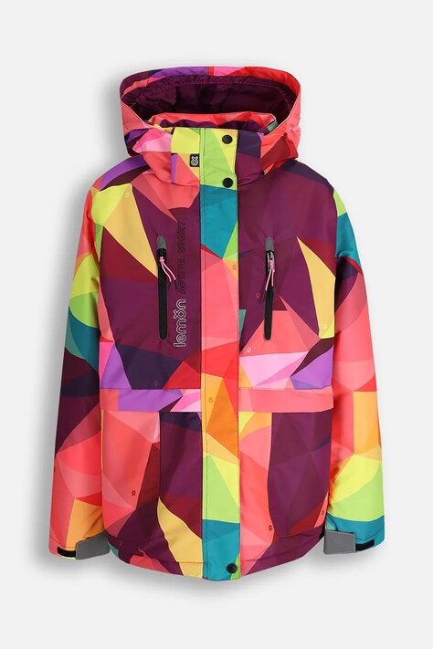 Παιδικό μπουφάν για σκι Lemon Explore χρώμα: πολύχρωμο, OUTERWEAR SNOW&SKI GIRL
