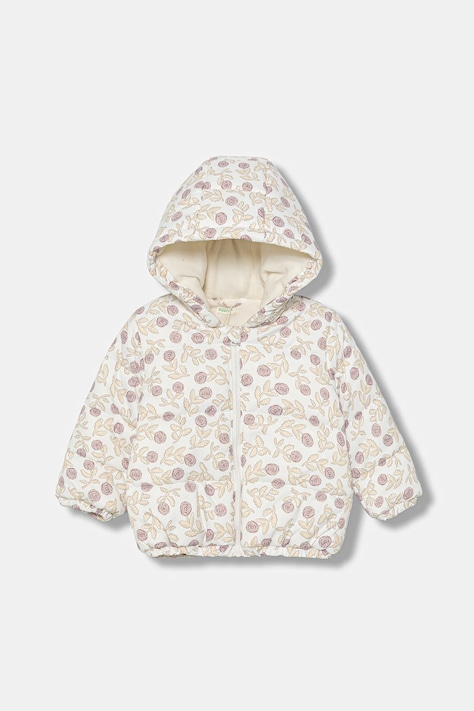 United Colors of Benetton kurtka niemowlęca kolor beżowy 29DCAN010