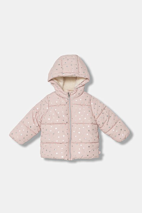 United Colors of Benetton kurtka dziecięca kolor różowy 2NNQGN048