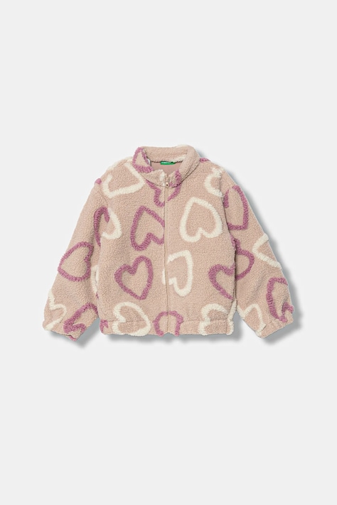 United Colors of Benetton bluză copii culoarea roz, 345SG5049