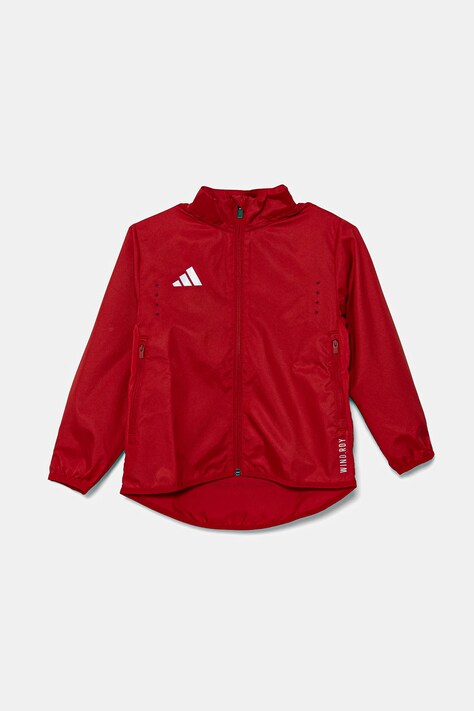 adidas geacă copii culoarea rosu, IV7169