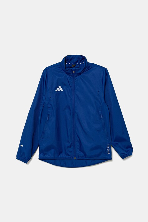Dětská bunda adidas modrá barva, JD7135