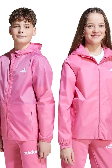 Otroška jakna adidas roza barva, JL9047