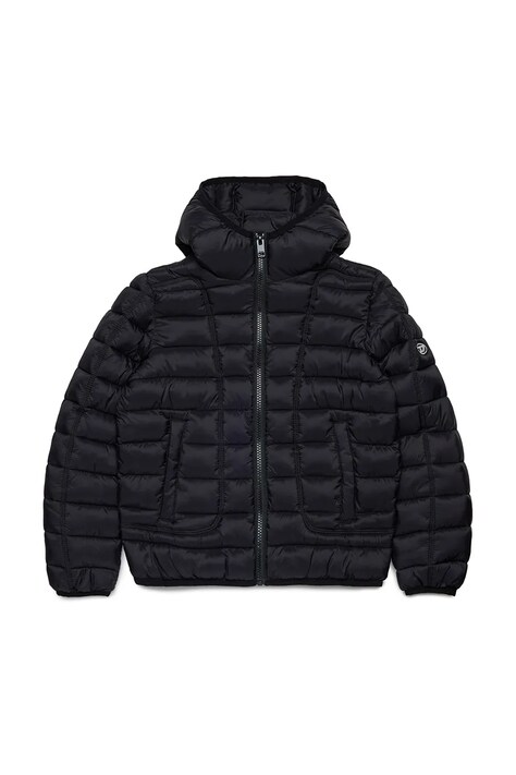 Παιδικό μπουφάν Diesel JWSTONE JACKET χρώμα: μαύρο, J02425