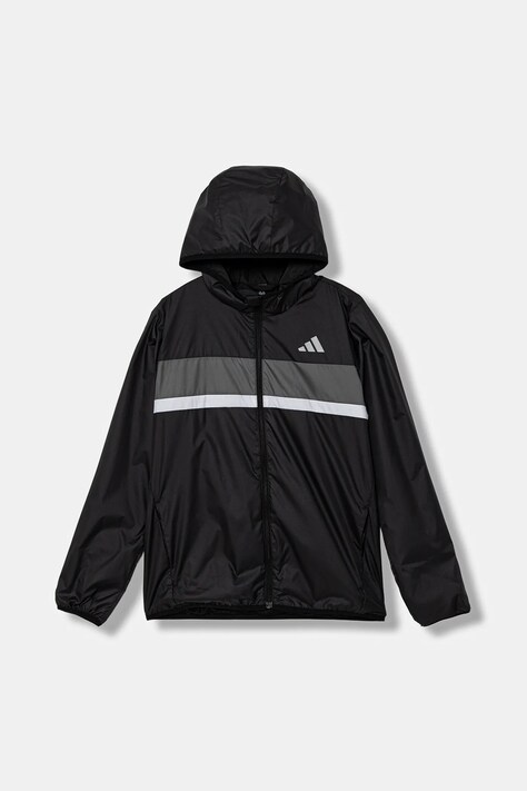 adidas kurtka dziecięca kolor czarny JL7397
