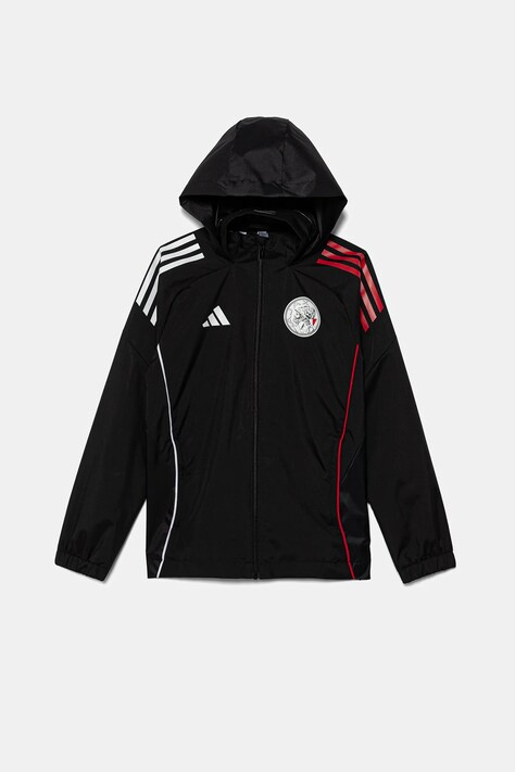 Dječja jakna adidas Performance AJAX boja: crna, JN0245